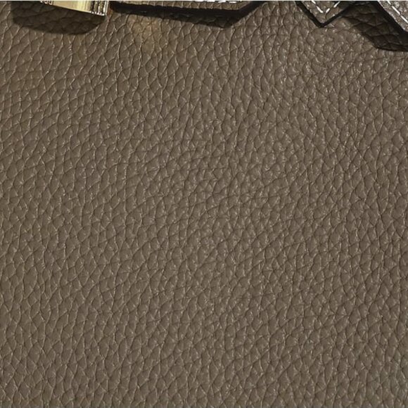 Taupe genuine leather wirkin - Picture 4 of 8